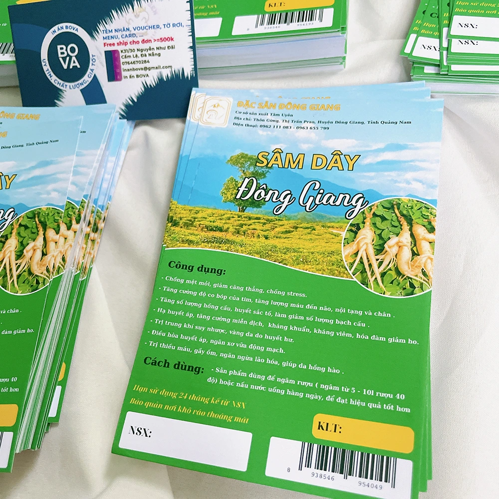 Dịch Vụ In  tờ rơi, brochure, leaflet..  Giá Rẻ tại In Ấn BOVA