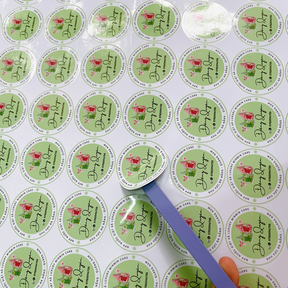 Dịch Vụ In  tem nhãn sticker Giá Rẻ tại In Ấn BOVA