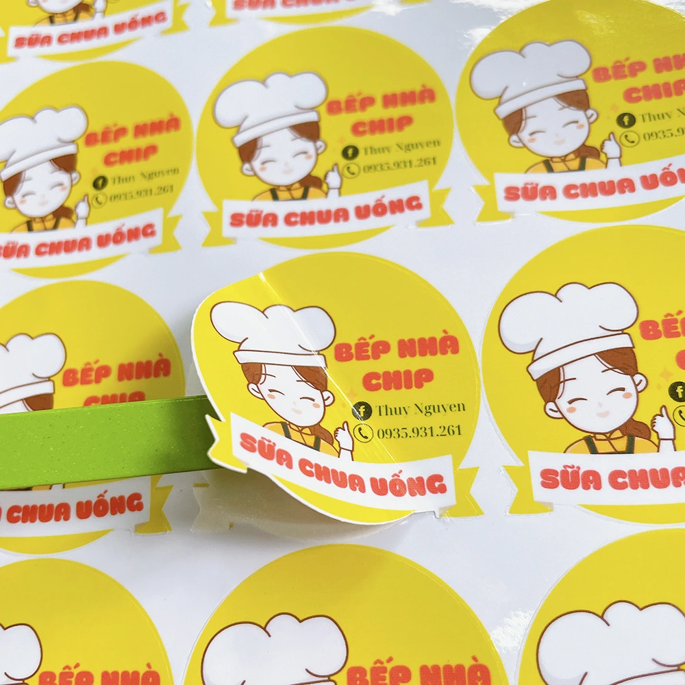 Dịch Vụ In  tem nhãn sticker Giá Rẻ tại In Ấn BOVA