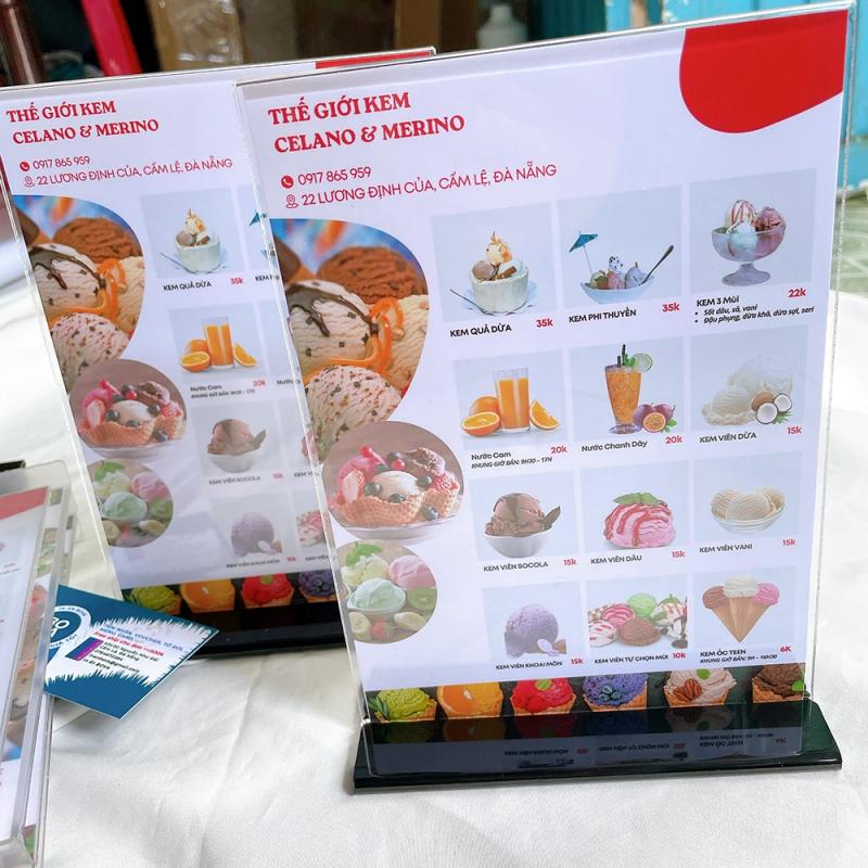 Menu (Bảng Giá), standee, poster để bàn mica#deleted